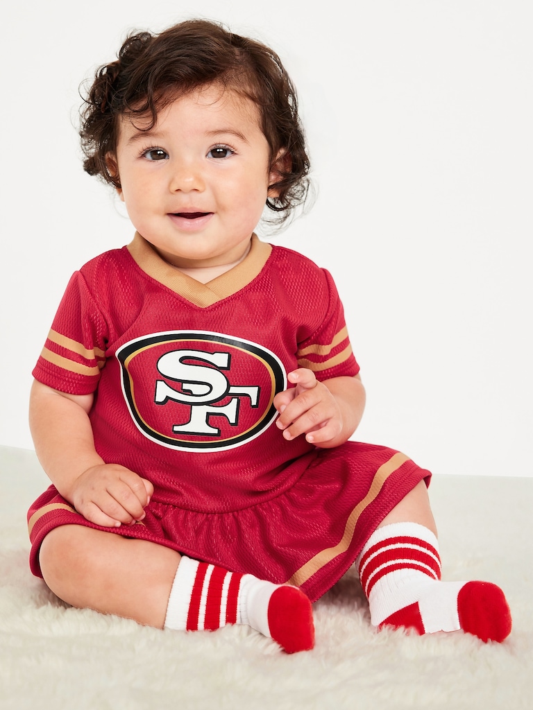 San Francisco 49ers Graphic Mesh Dress and Shorts Set for Baby
