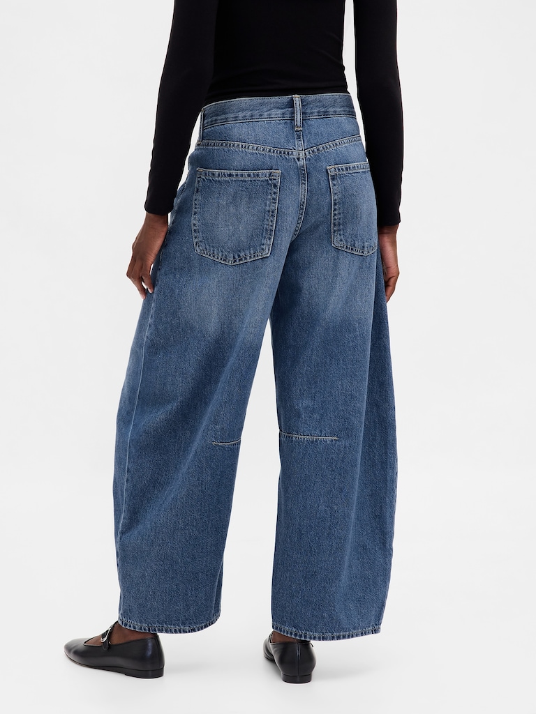 High Rise Horseshoe Jeans