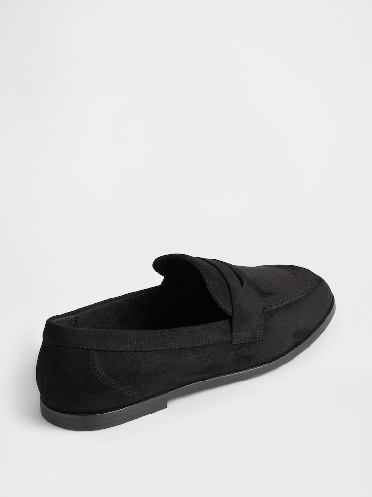 Vegan Suede Loafers