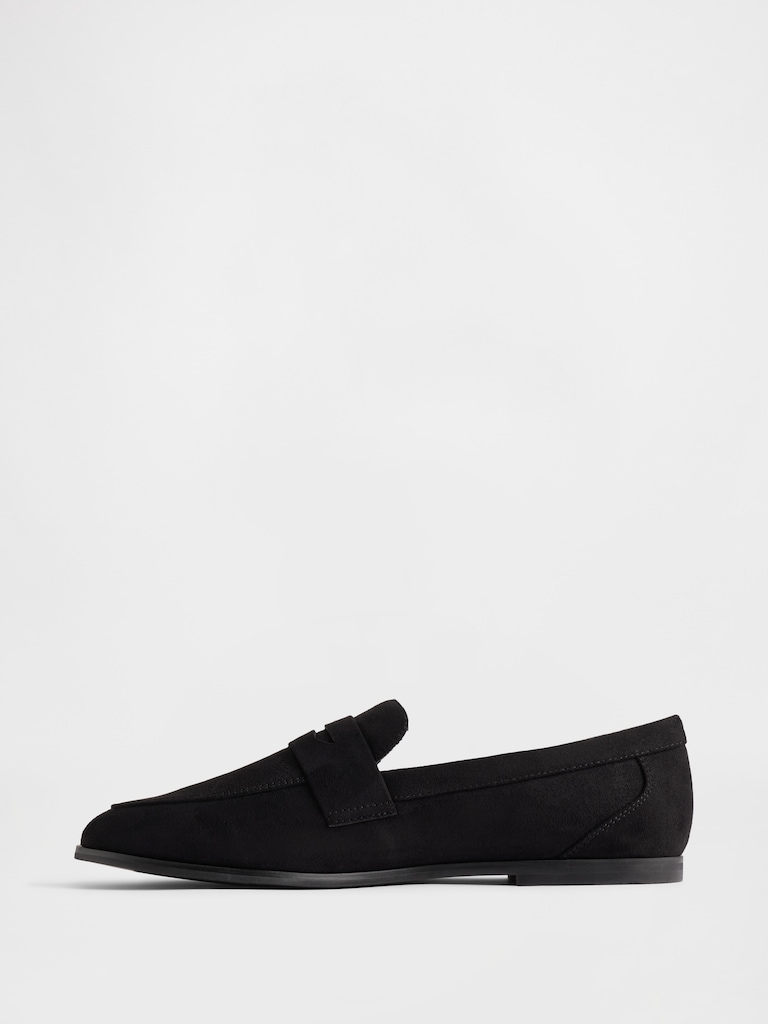 Vegan Suede Loafers