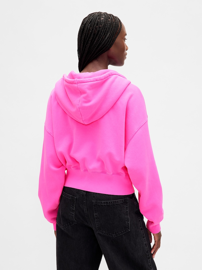 VintageSoft Full-Zip Wedge Hoodie