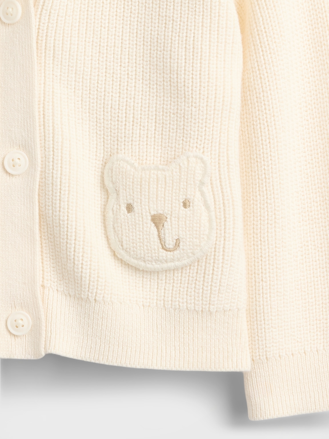 Baby Bear Pocket Cardigan Sweater