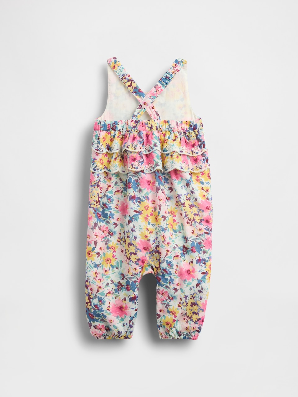Baby Ruffle-Back Floral One-Piece