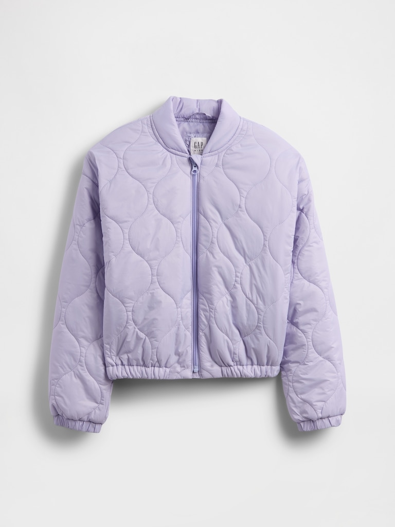 Kids Recycled Lightweight Quilted Puffer Jacket