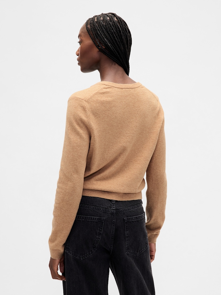 CashSoft Crop Cardigan
