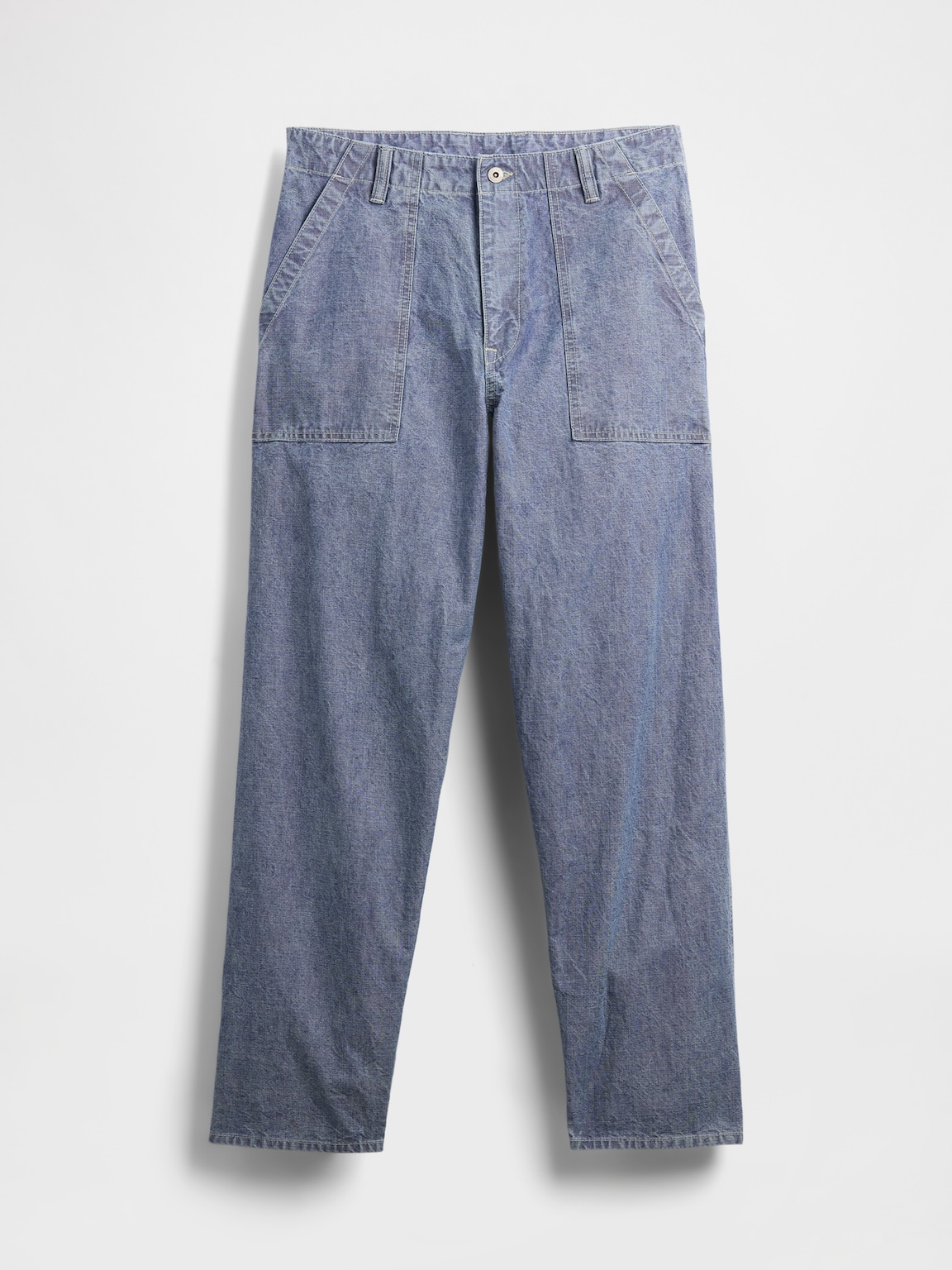 Heavyweight Chambray Baggy Trouser Jeans