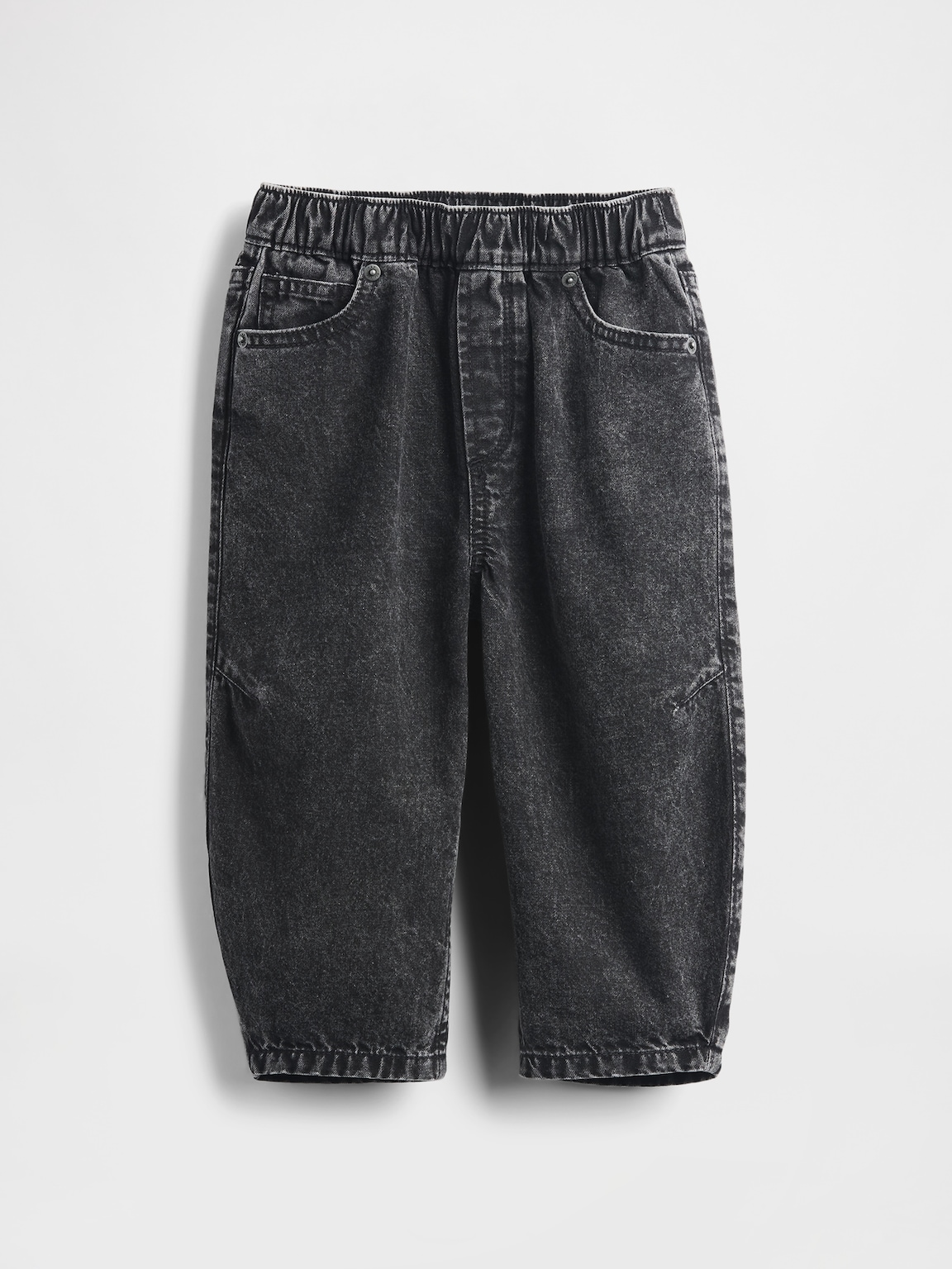 Baby & Toddler Pull-On Barrel Jeans