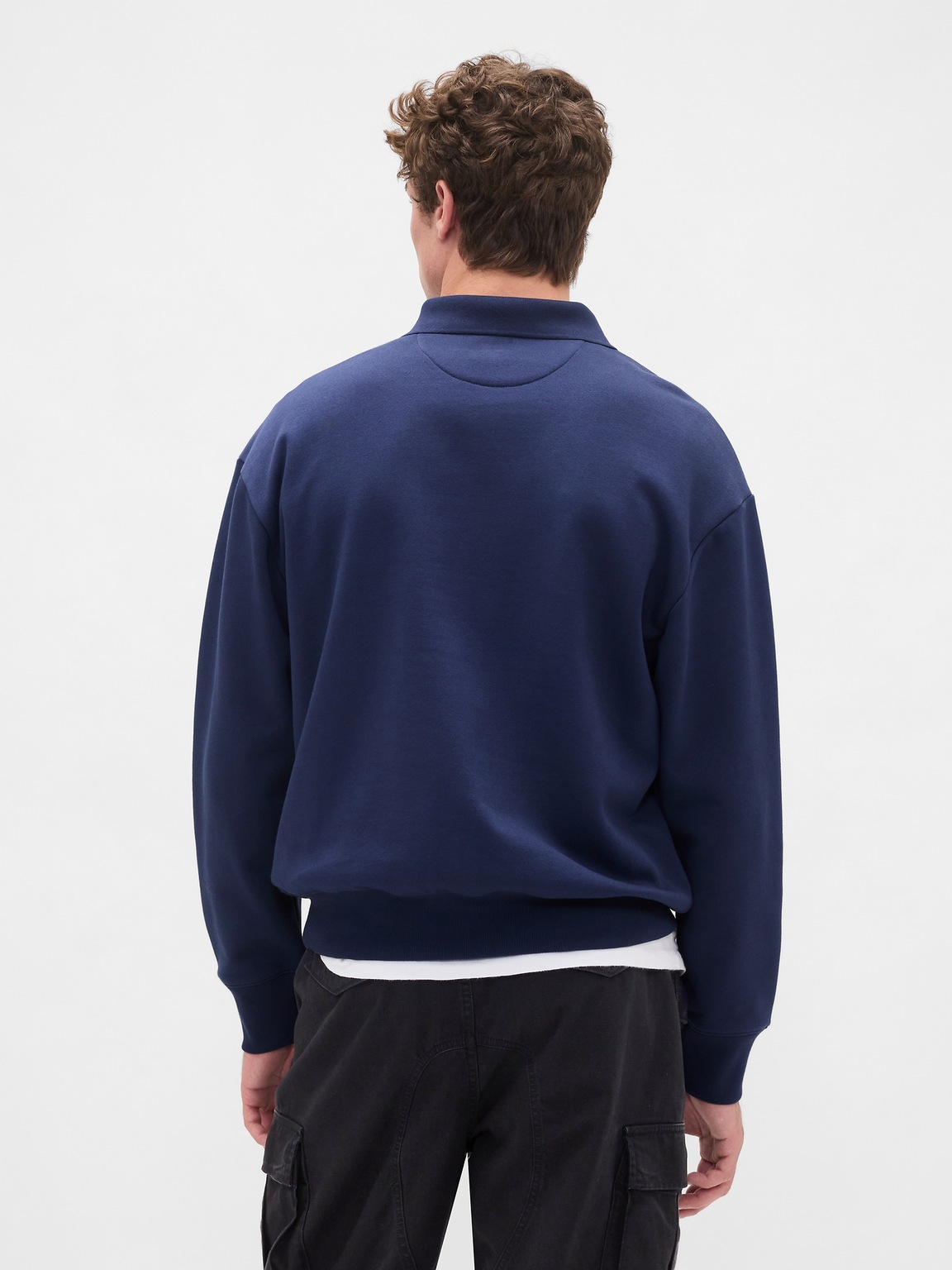 Heavyweight Oversized Polo Sweatshirt