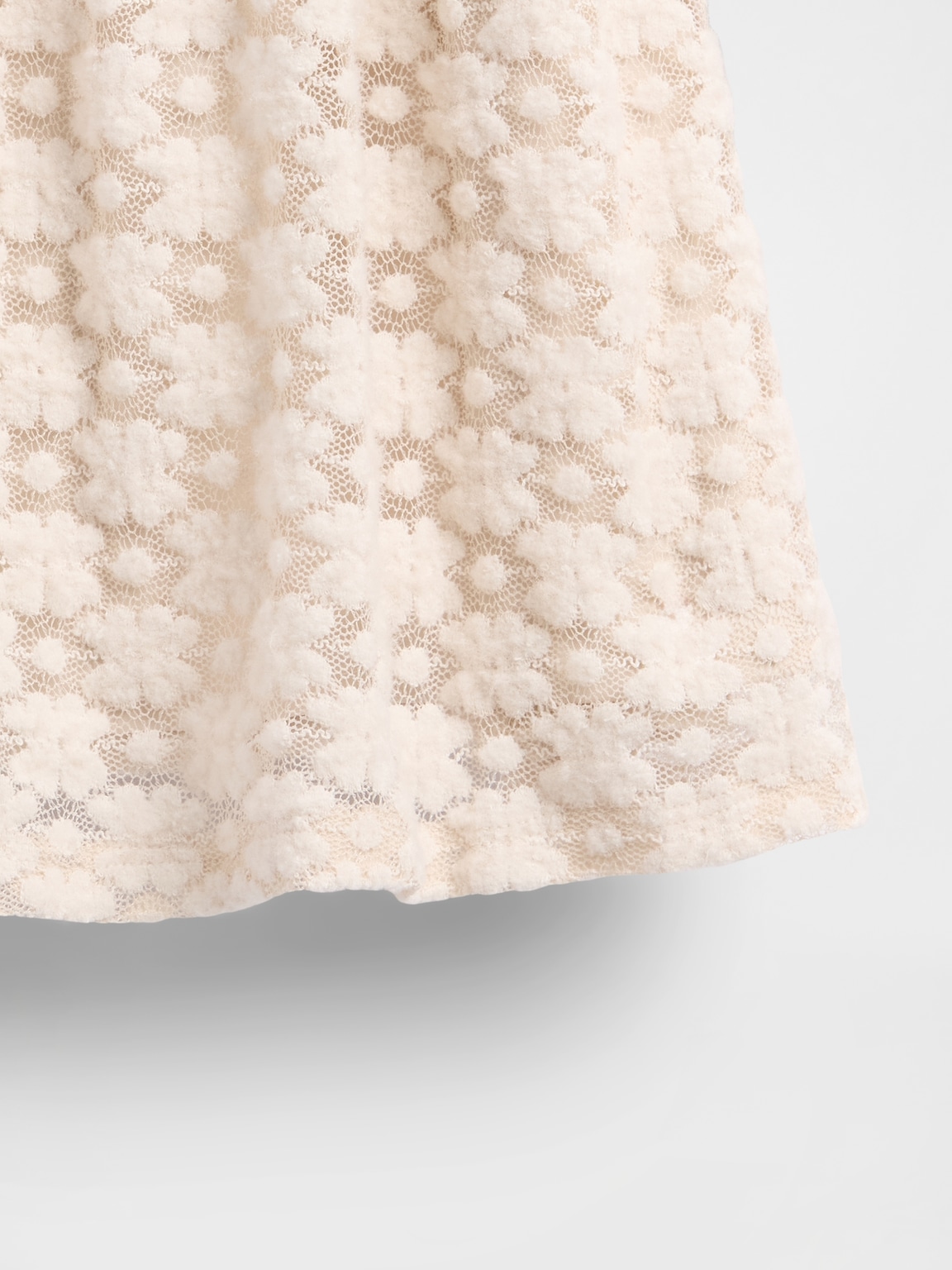 Kids Oversized Mixed Media Sweatshirt Dress