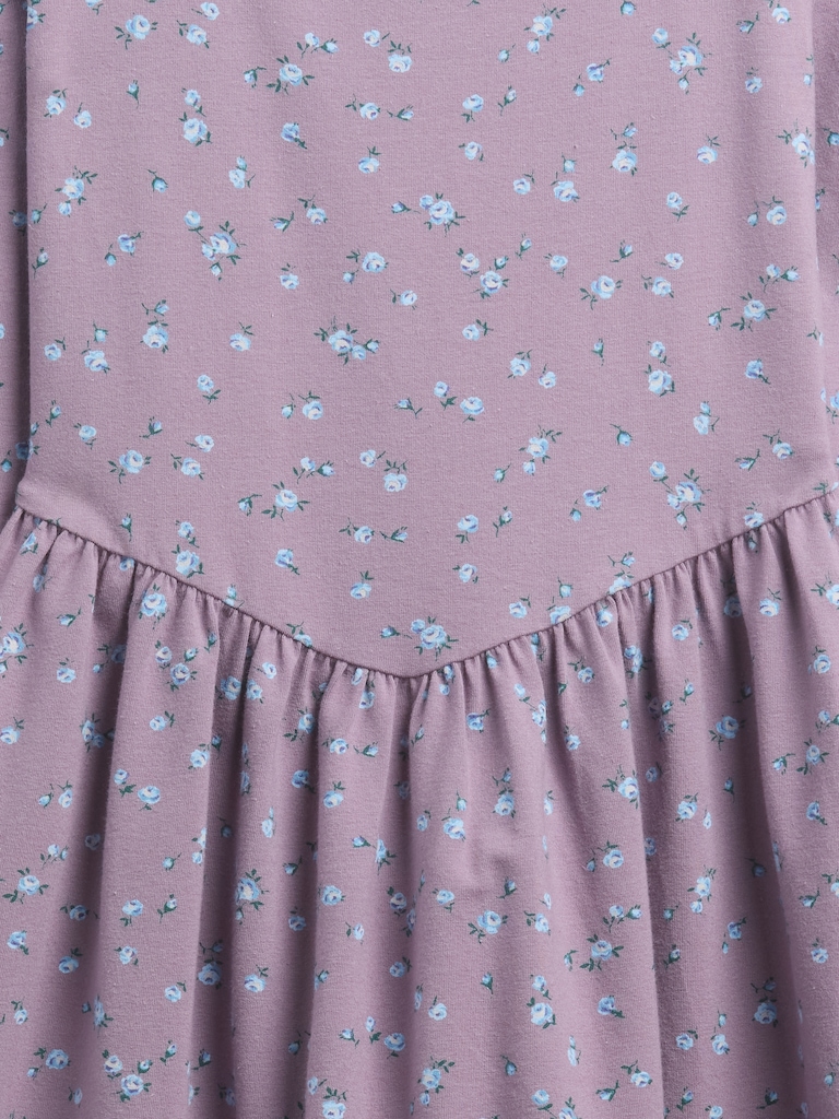 Kids Jersey Square-Neck Dress