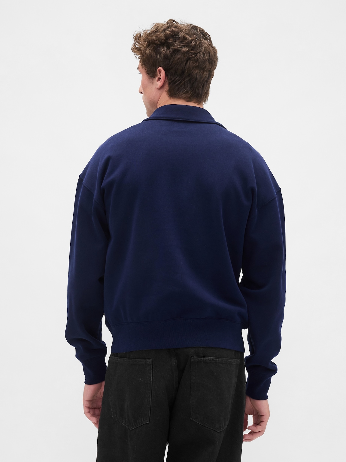 Heavyweight Oversized Quarter-Zip Pullover