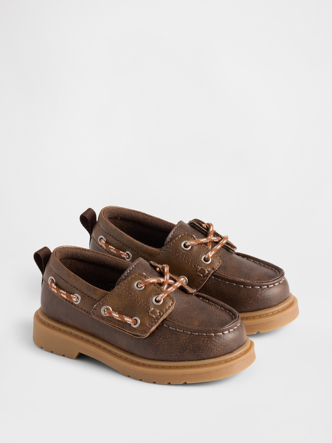 Toddler Vegan Leather Boat Shoes