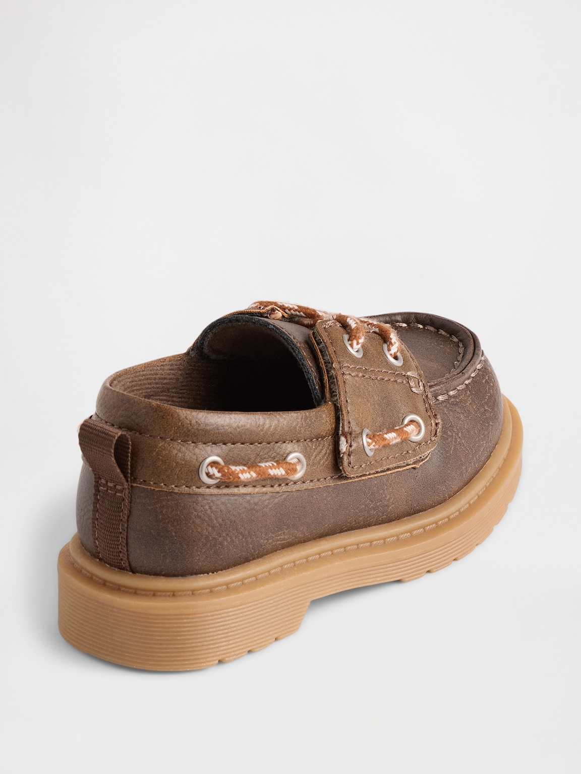 Toddler Vegan Leather Boat Shoes