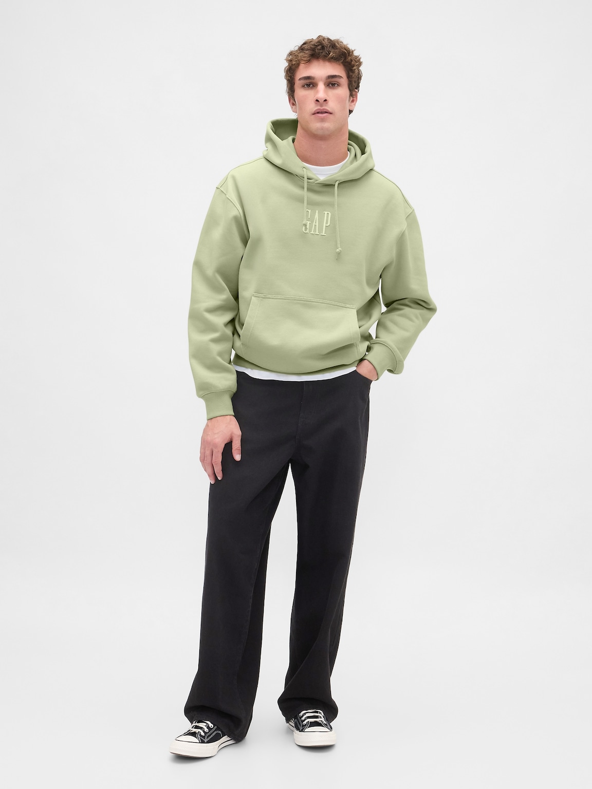 Heavyweight Oversized Logo Hoodie