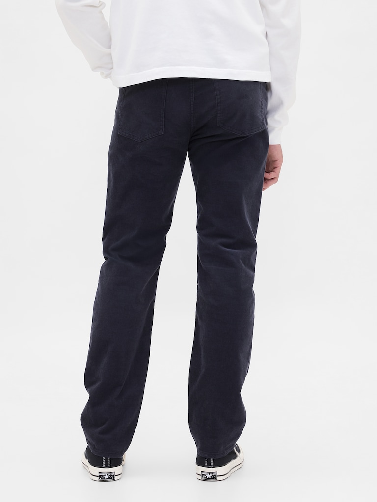 Corduroy Straight Pants