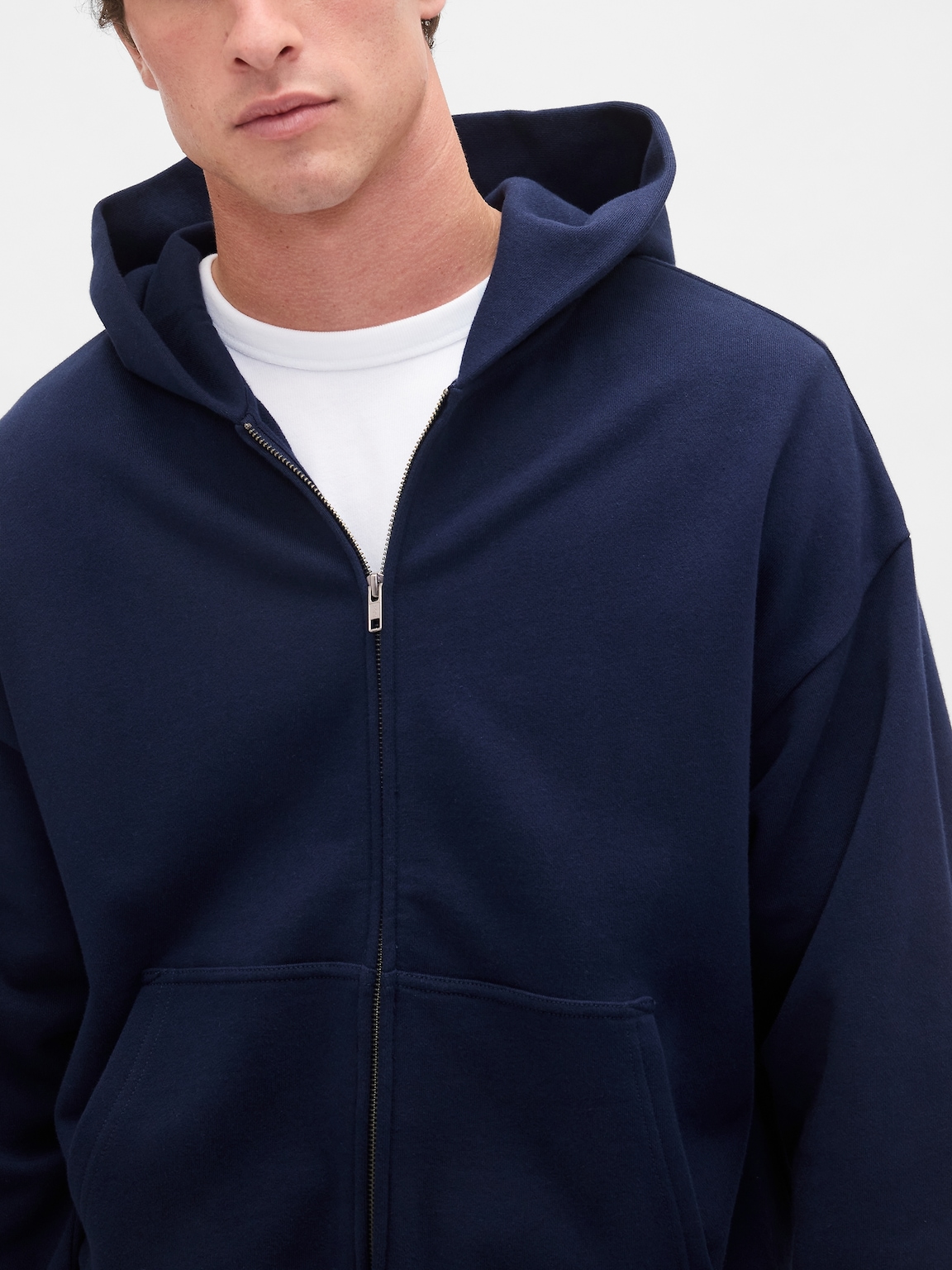Heavyweight Oversized Zip Hoodie