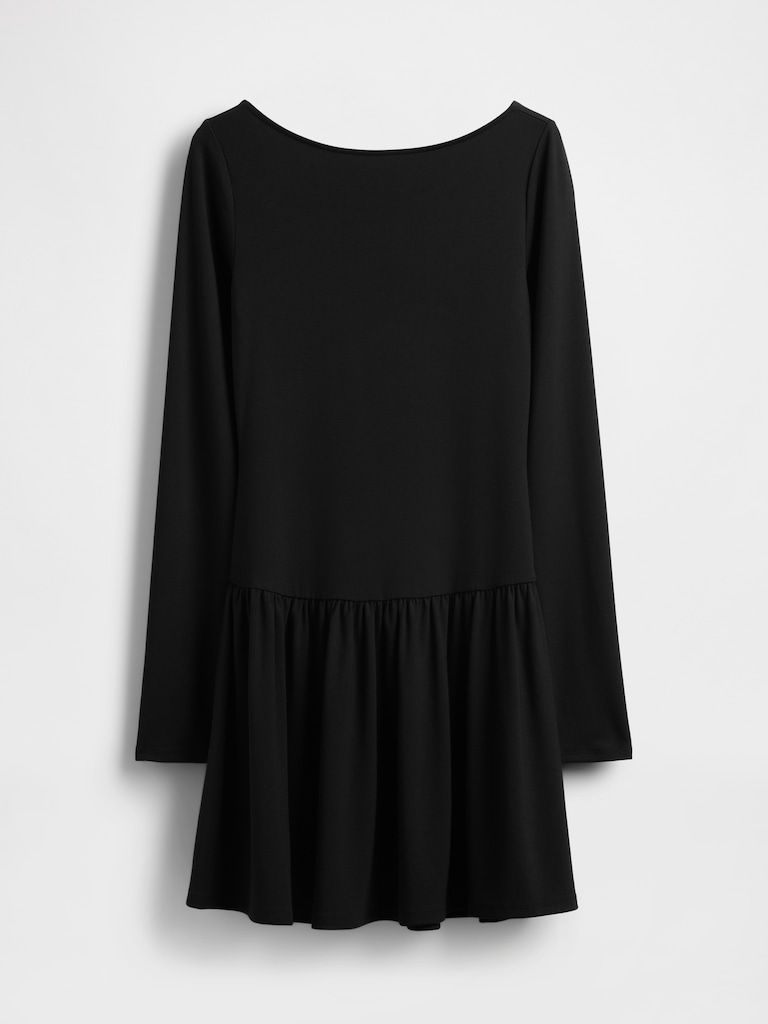 Drop-Waist Mini Dress