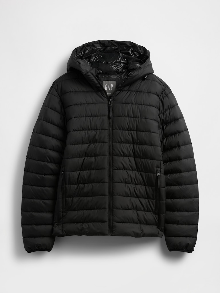 Recycled Hooded Puffer Jacket