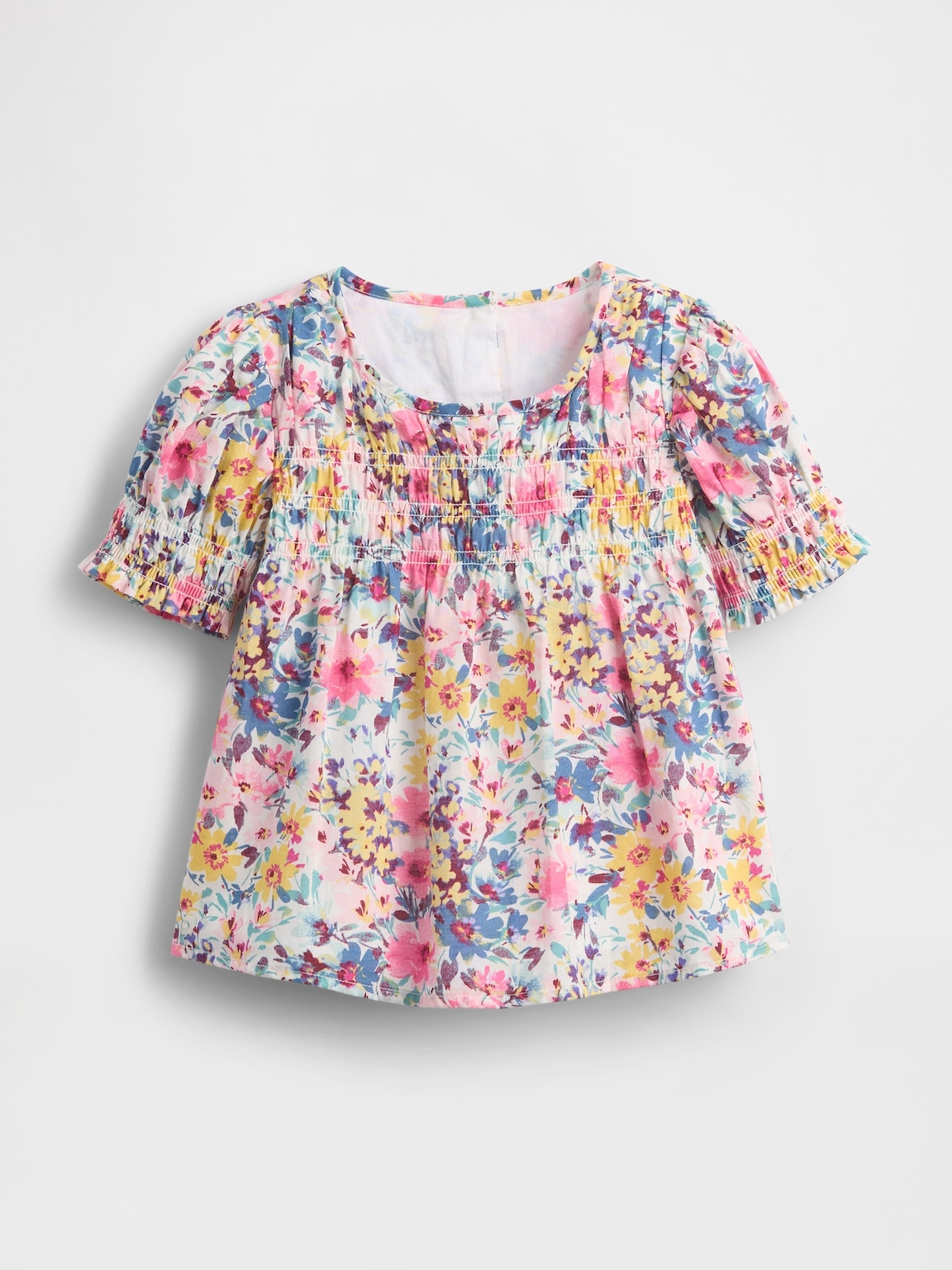 Baby & Toddler Smocked Floral Top