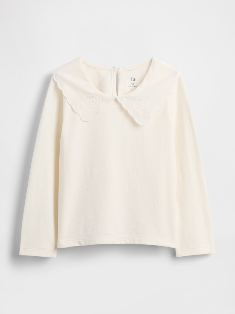 Baby & Toddler Heart Collar Top