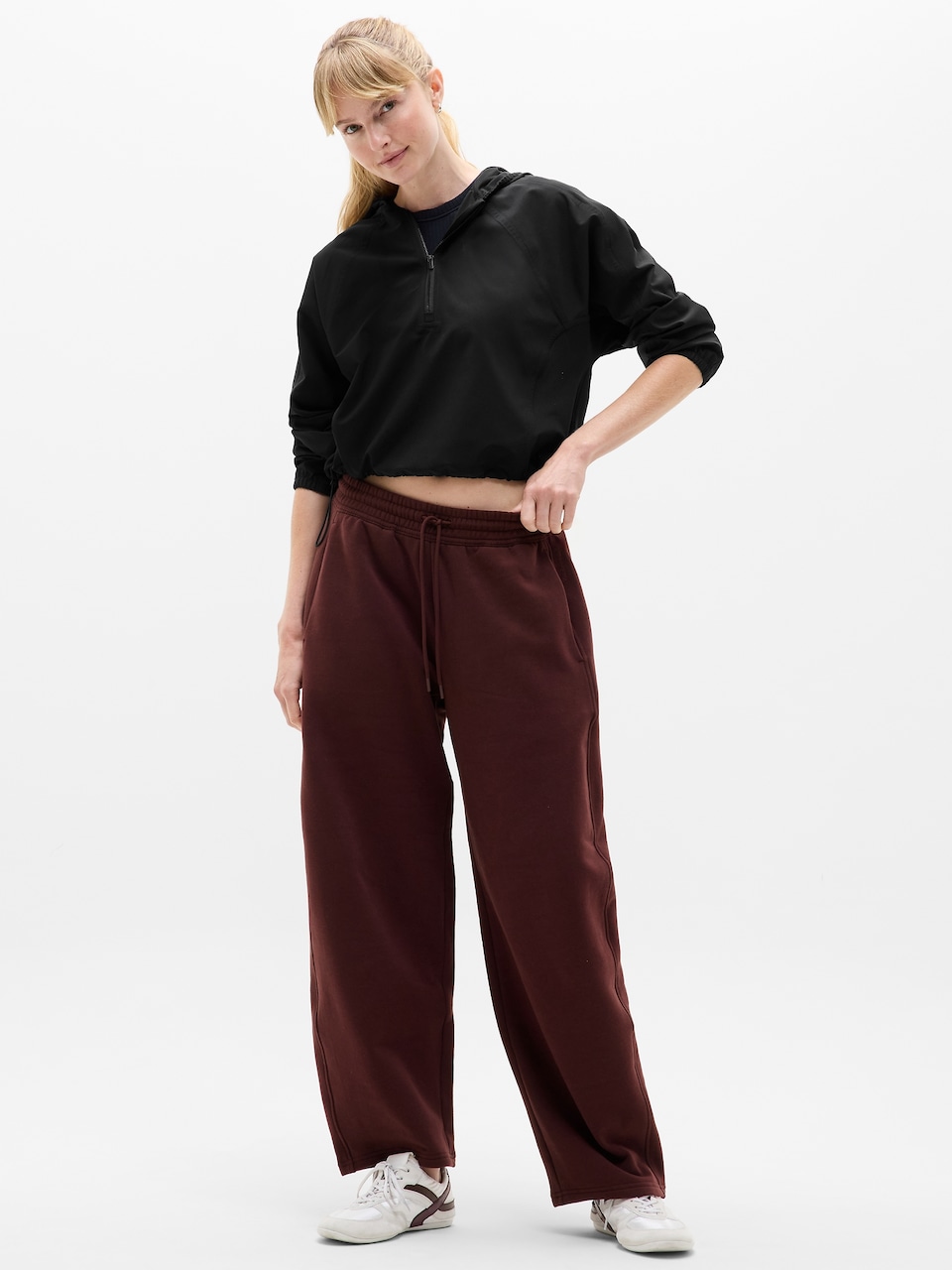Forever Fleece Mid Rise Barrel Pant