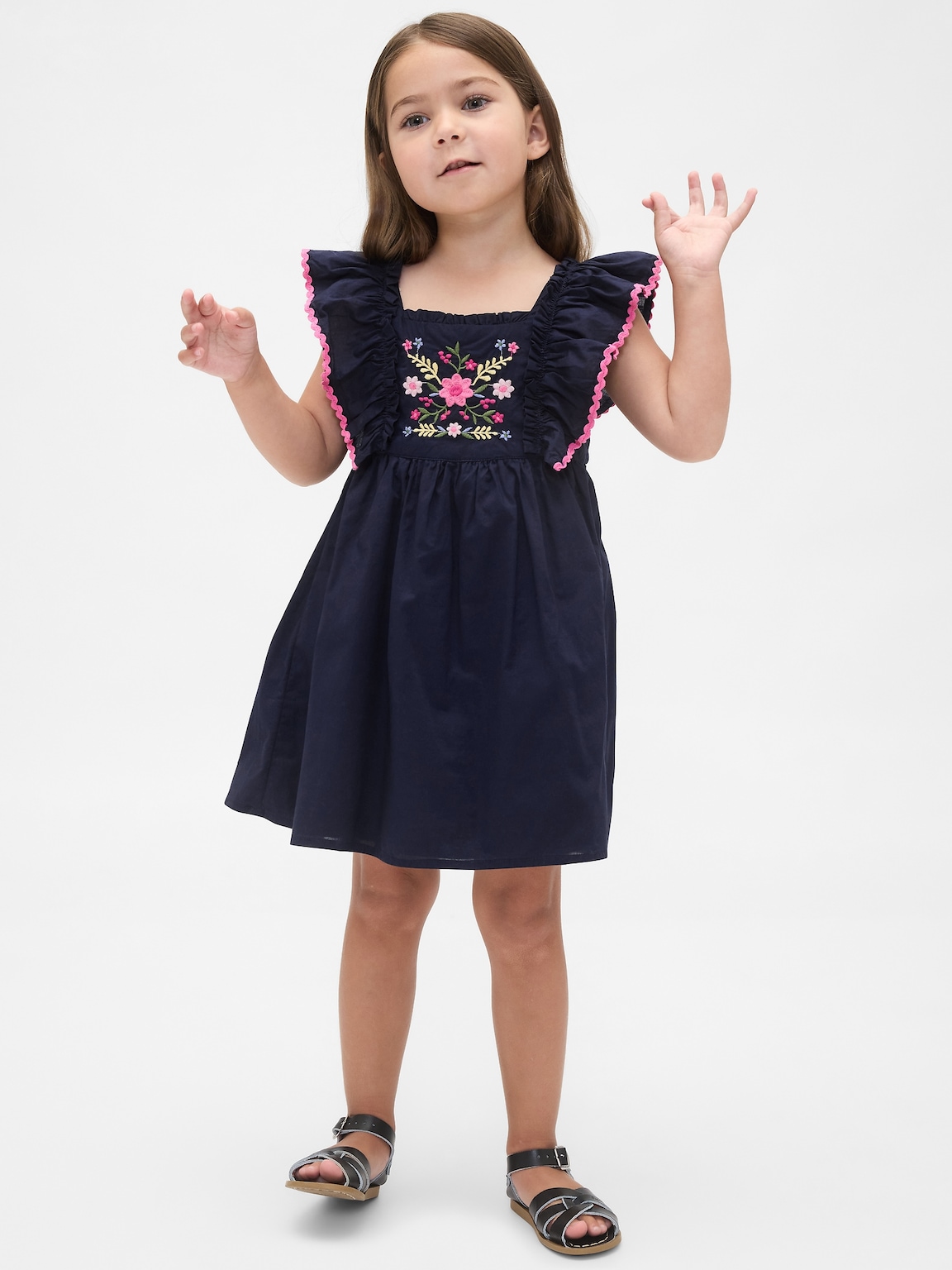 Baby & Toddler Flutter-Sleeve Dress
