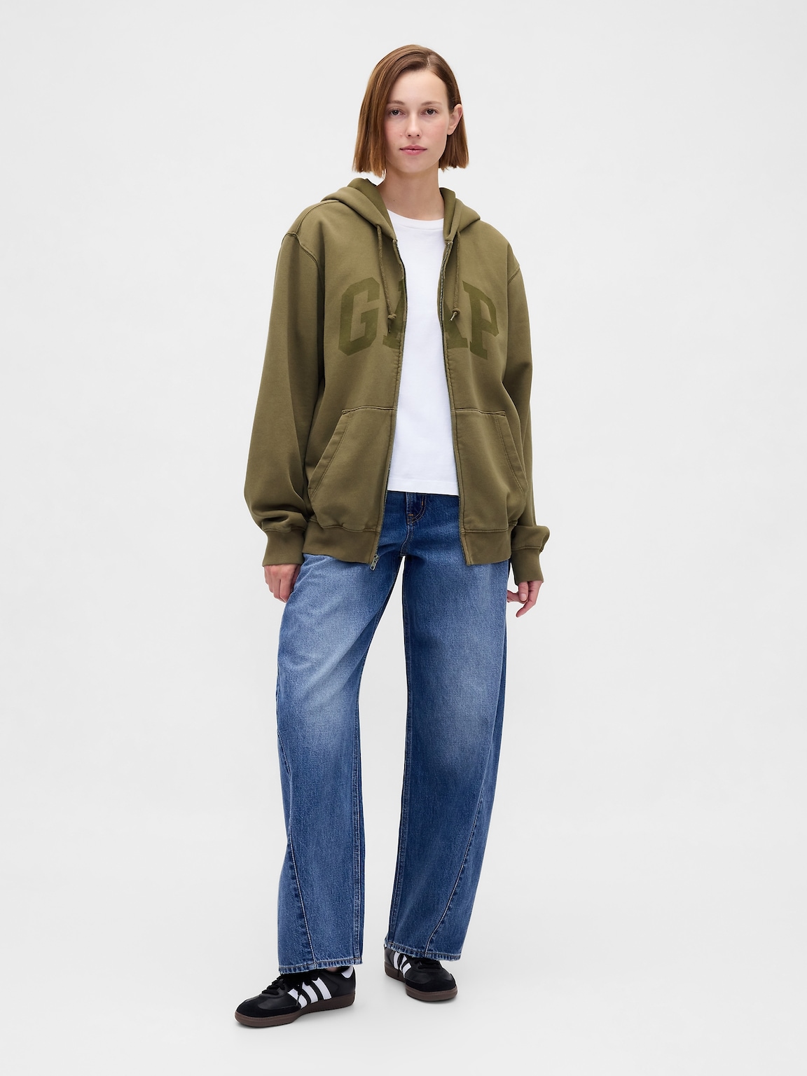 Adult VintageSoft Arch Logo Full-Zip Hoodie