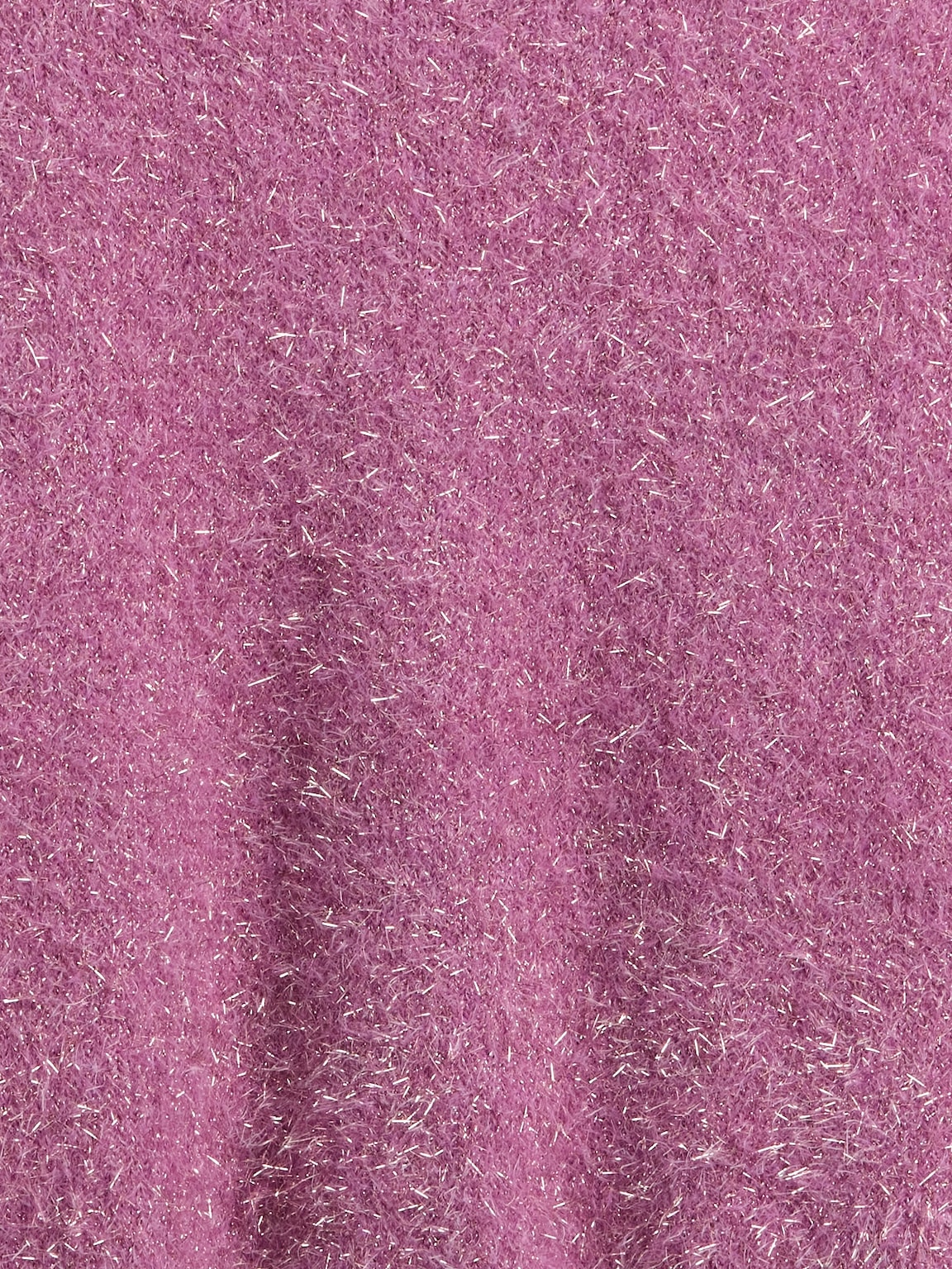 Kids Metallic Eyelash Crewneck Sweater