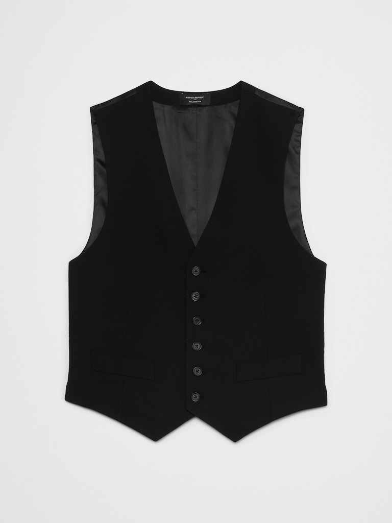 Classic Plain Weave Suit Vest