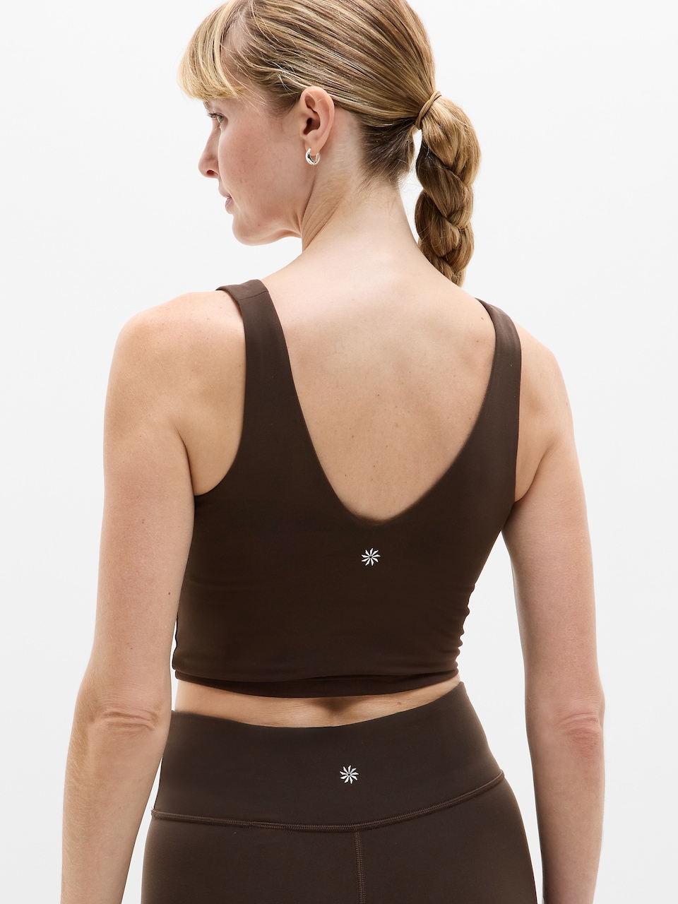 Transcend V-Neck Crop Sports Bra A-C