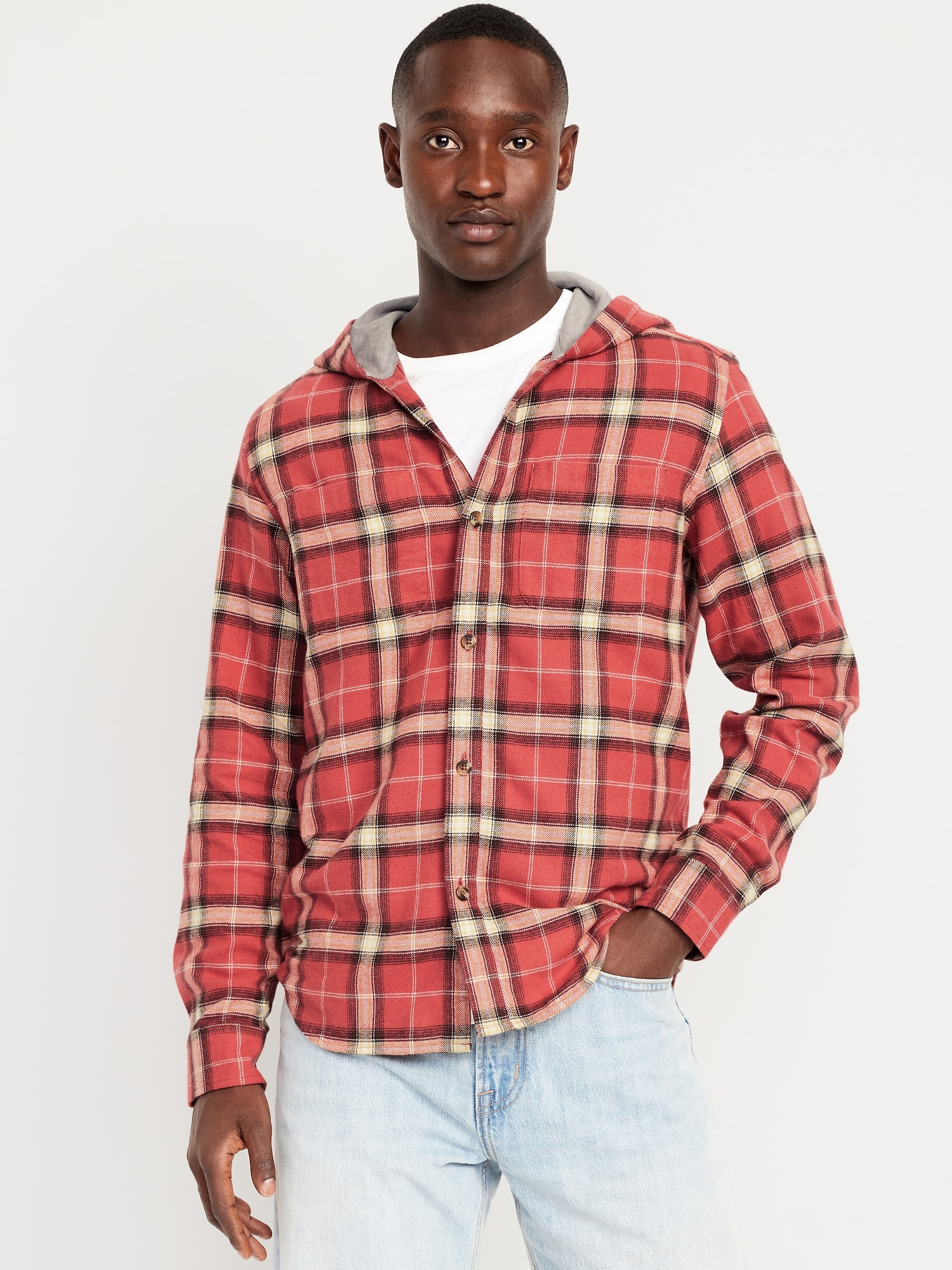 Oversized Heavyweight Plaid Flannel Shirt