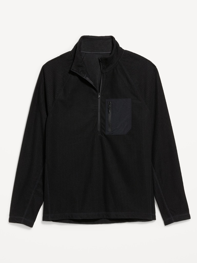 Waffle Half-Zip Performance Pullover