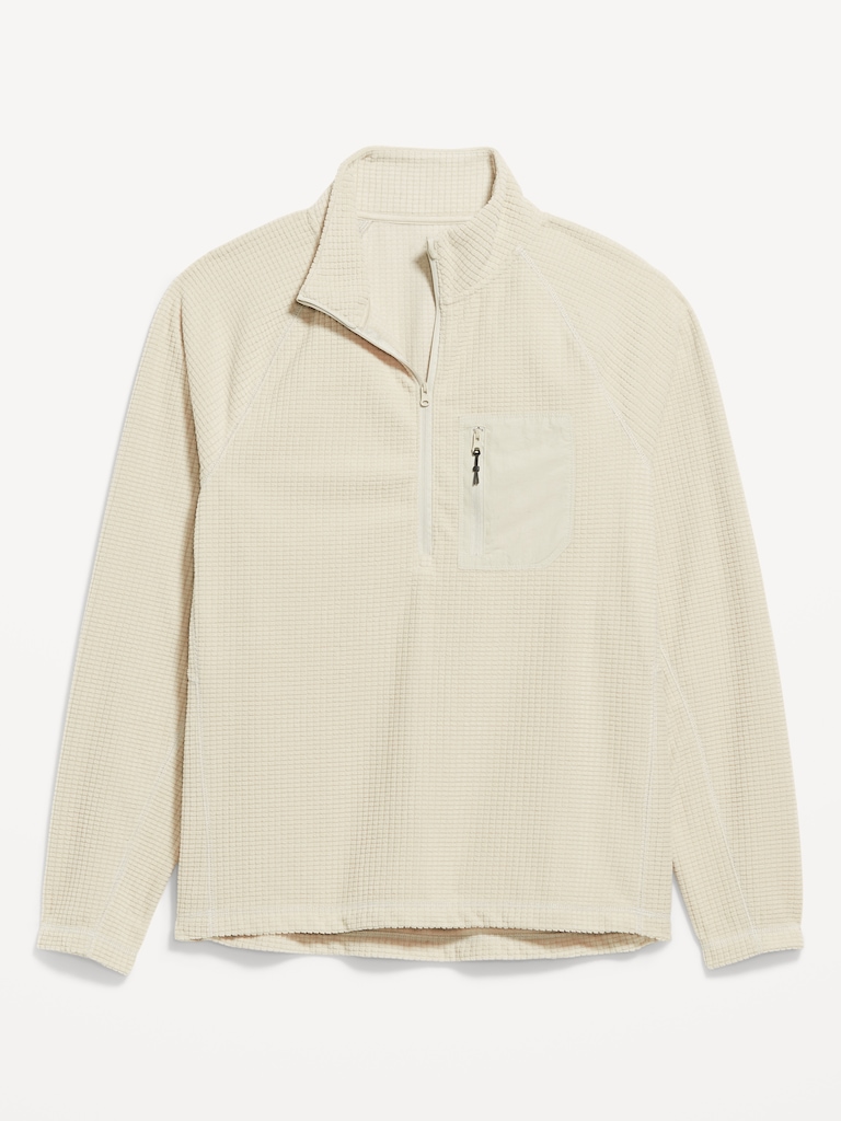 Waffle Half-Zip Performance Pullover