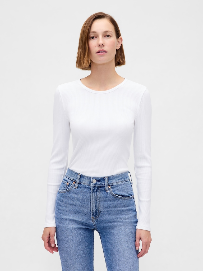 Modern Rib Crop T-Shirt