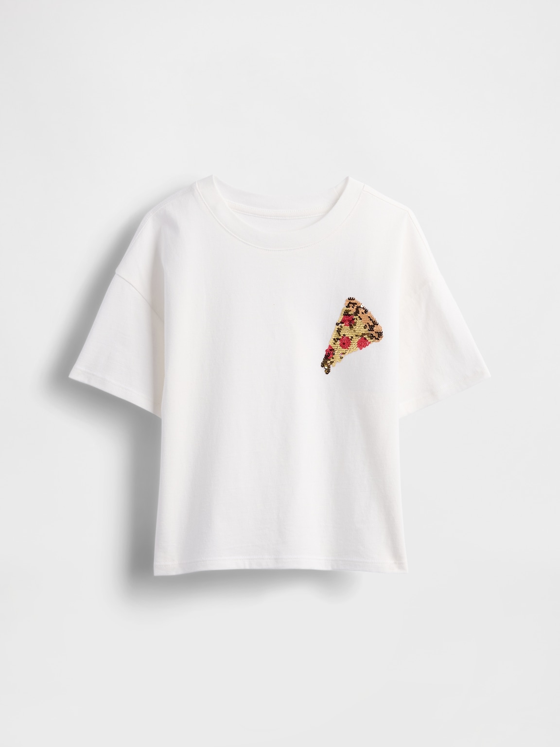 Kids Oversized Flippy Sequin Graphic T-Shirt