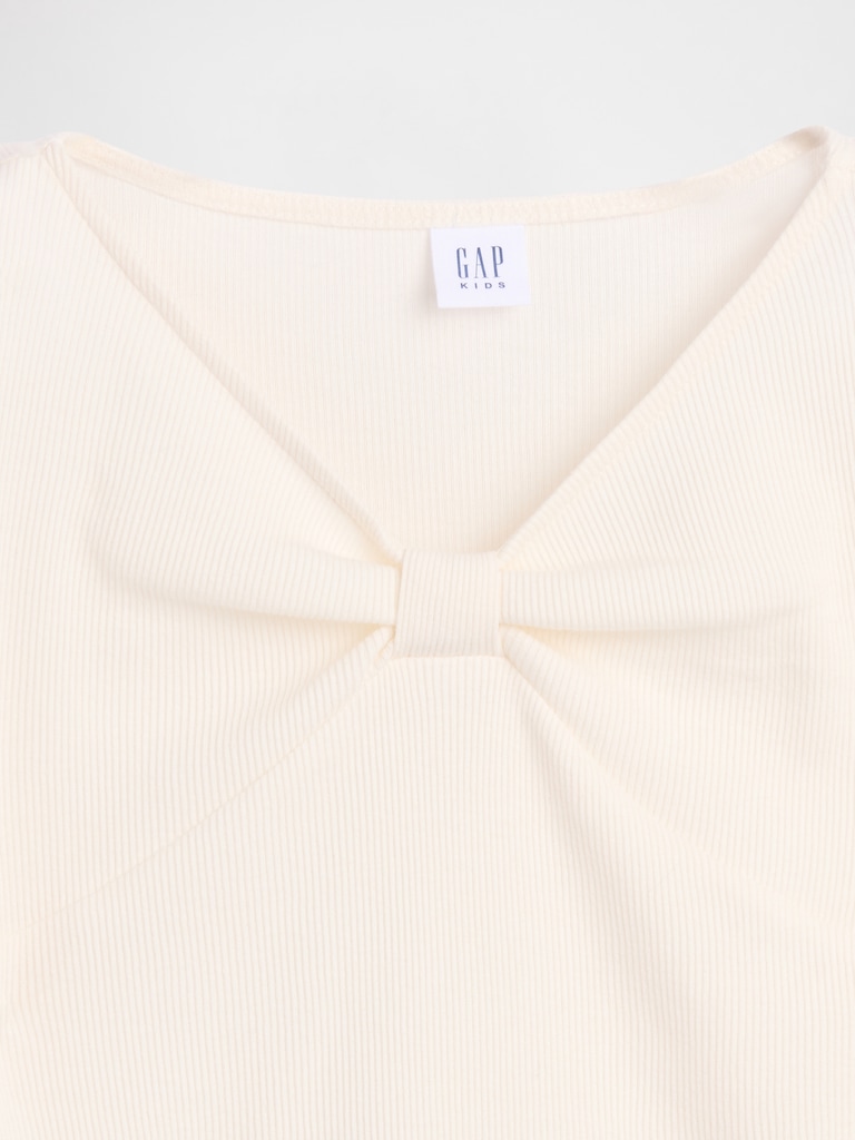 Kids Bow-Neck T-Shirt
