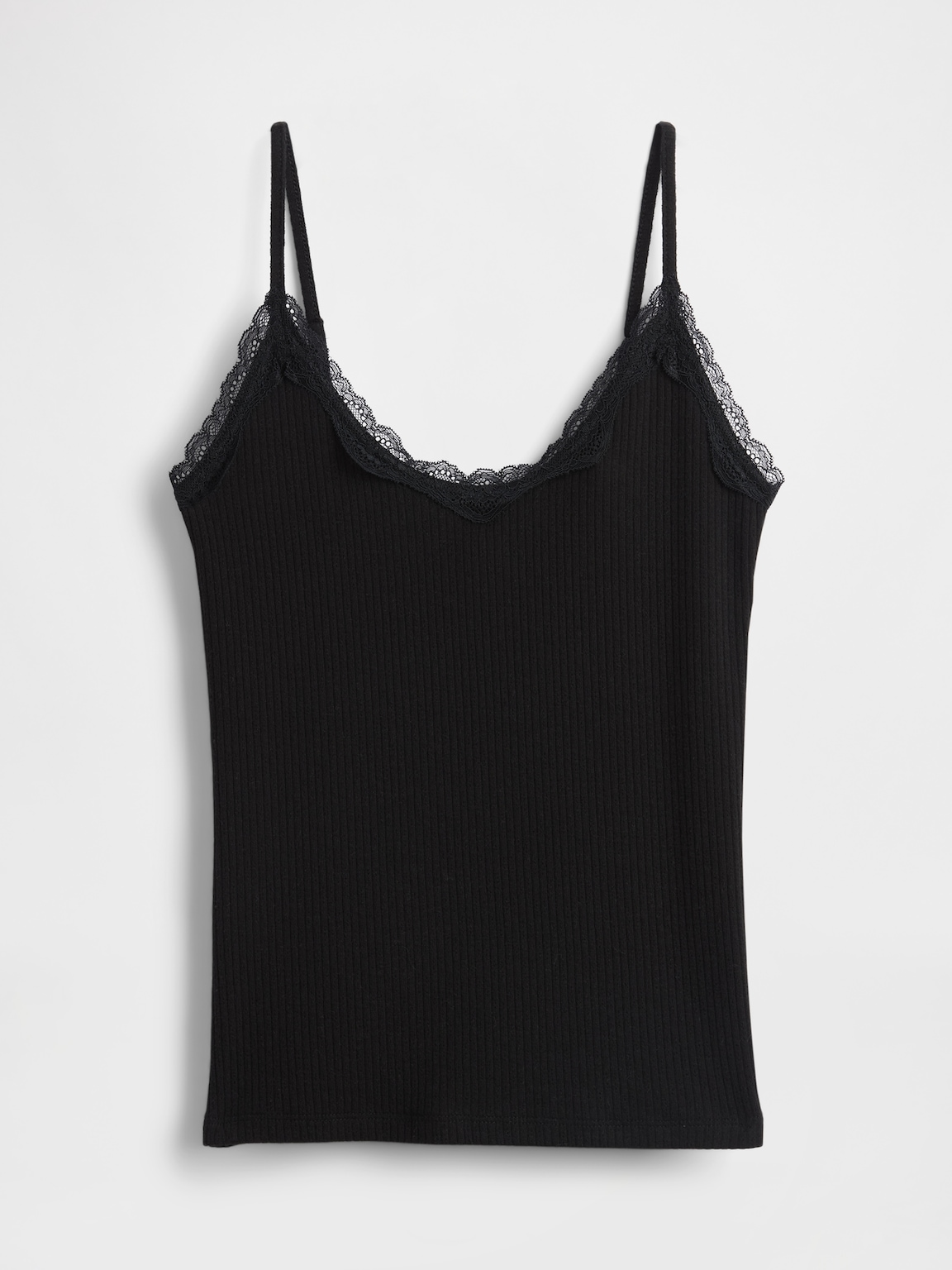 Lace-Trim Pointelle Cami