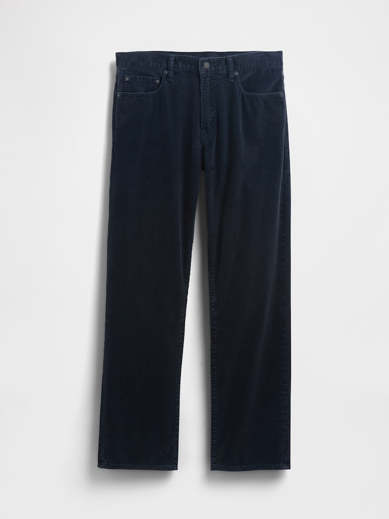 Corduroy Relaxed Straight Pants