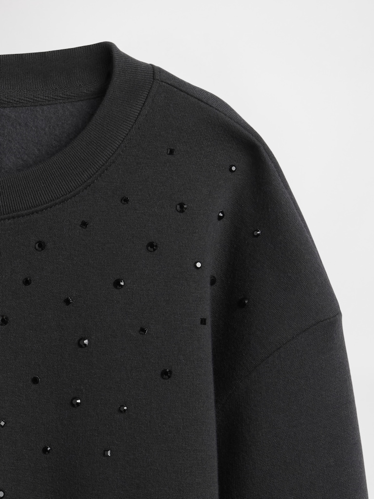 Kids Embellished Dolman Sweatshirt