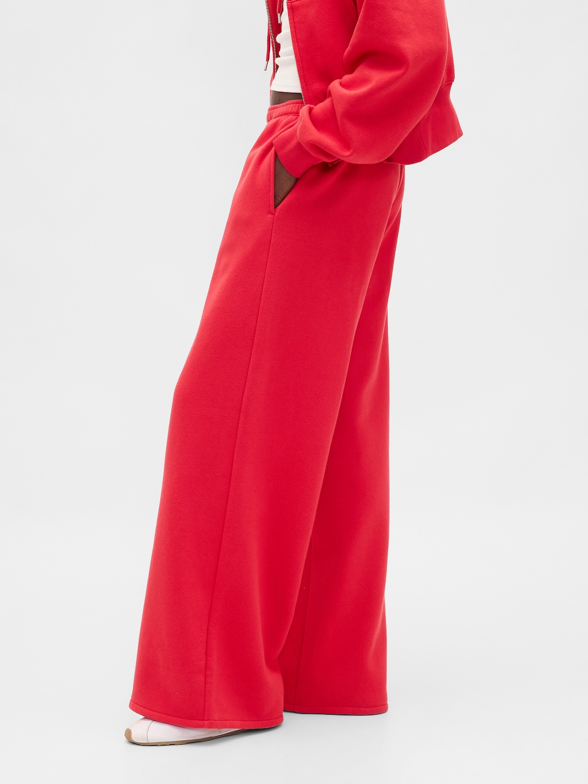 VintageSoft Baggy Wide-Leg Sweatpants