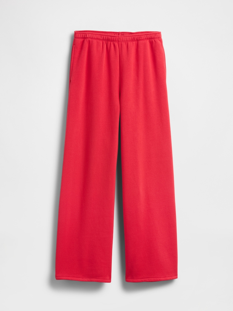 VintageSoft Baggy Wide-Leg Sweatpants