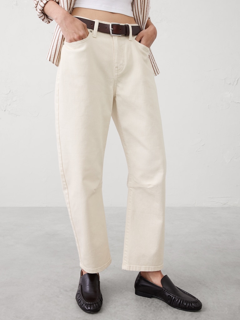 Barrel Mid-Rise Jean