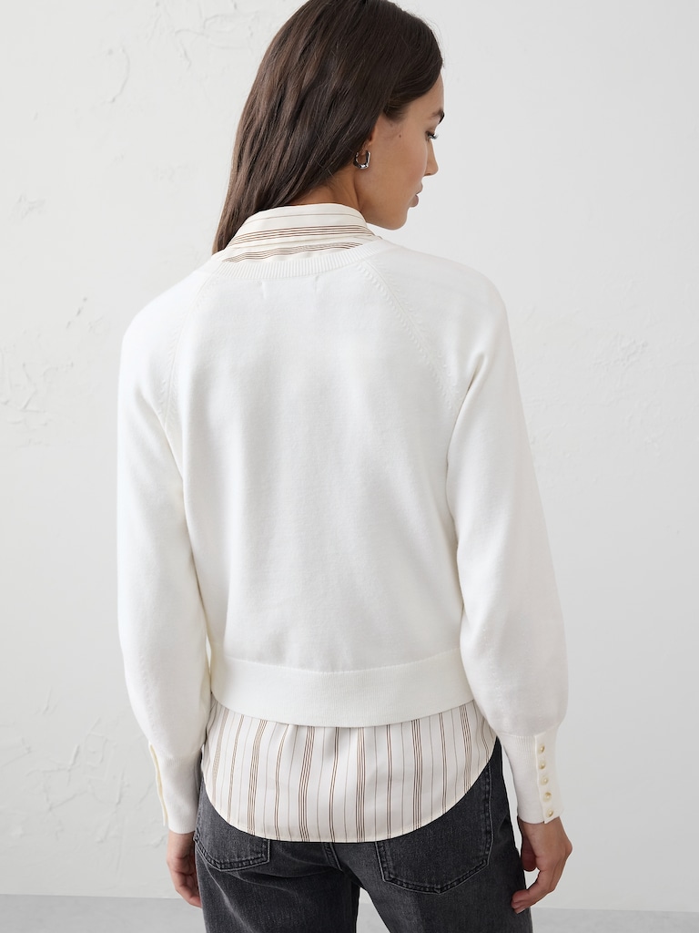 Volume-Sleeve Sweater