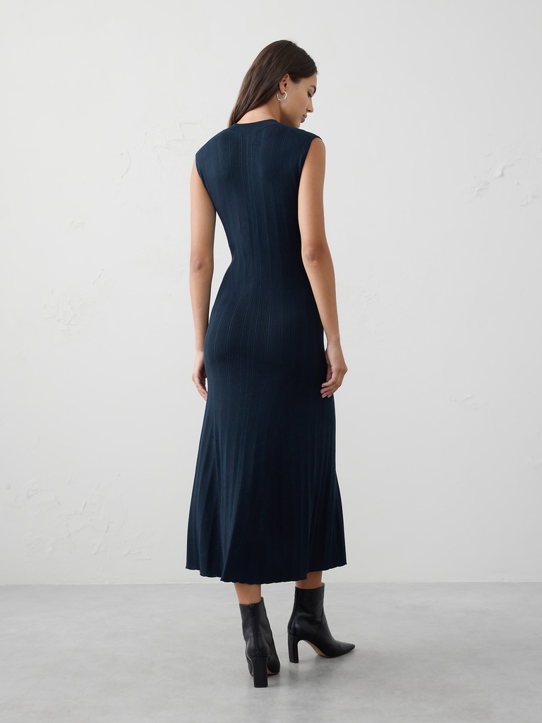Ribbed Maxi Sweater Dress