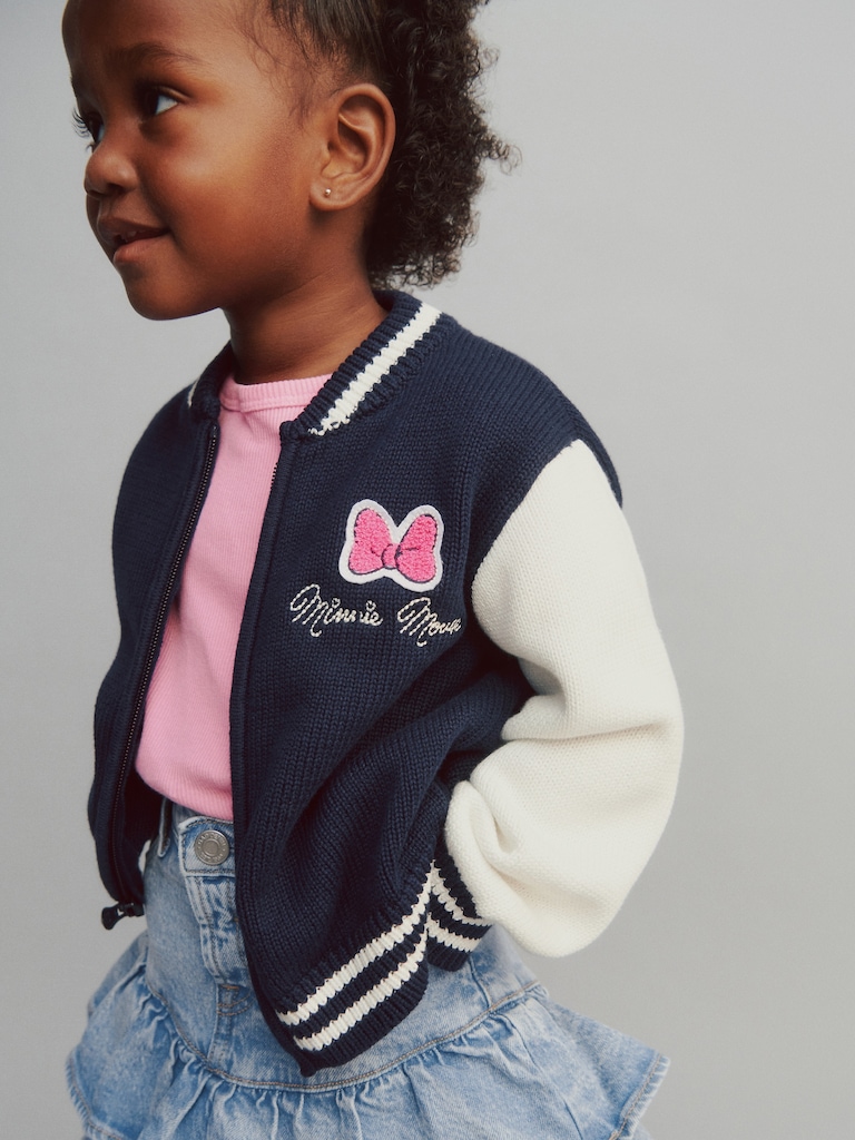 Gap × Disney Baby & Toddler Minnie Mouse Varsity Sweater 