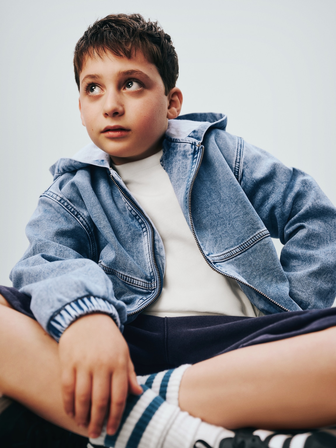 Kids VintageSoft Logo Sweat Shorts