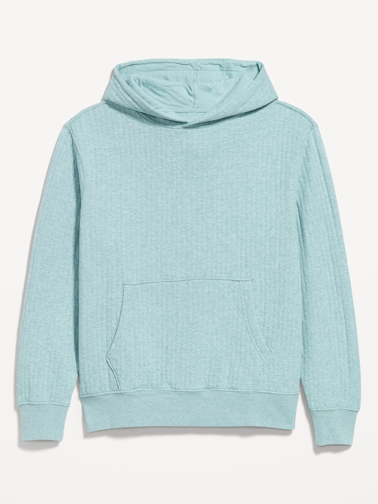 Essential Quilted Fleece Hoodie