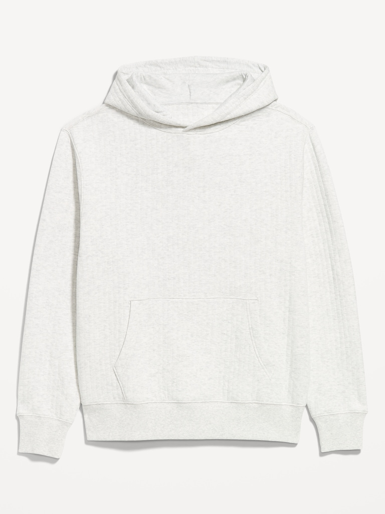 Essential Quilted Fleece Hoodie
