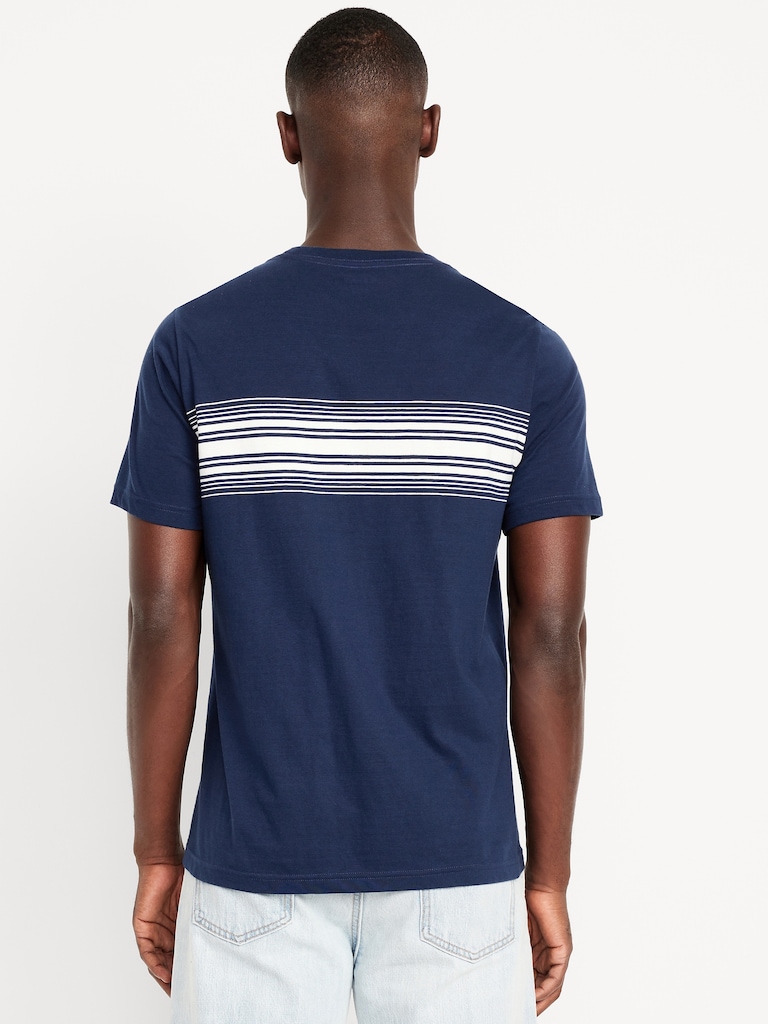 Crew-Neck Striped T-Shirt