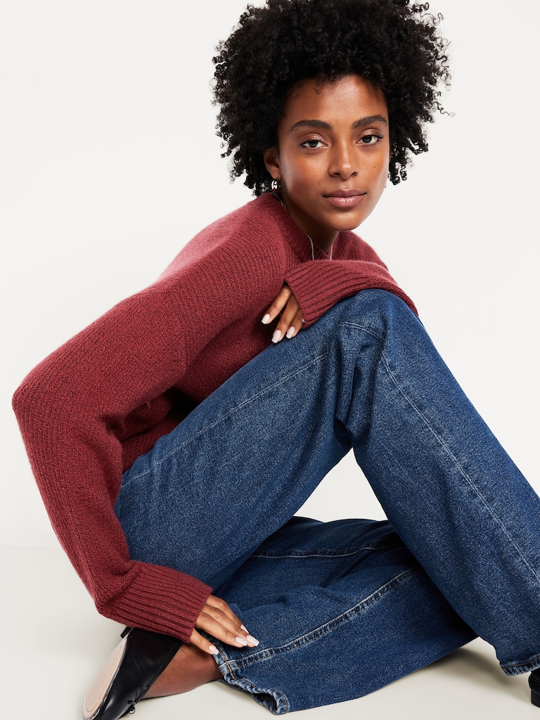 SoSoft Crew-Neck Tunic Sweater